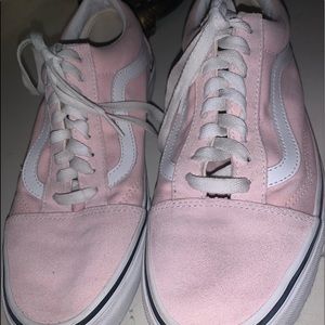 Vans Old Skool Pink Suede Shoe